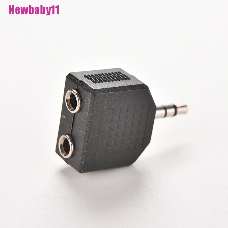 Đầu Chia Âm Thanh Hình Chữ Y 3.5mm 1 / 8 &quot;Thành 2 Ổ Cắm Tiện Dụng