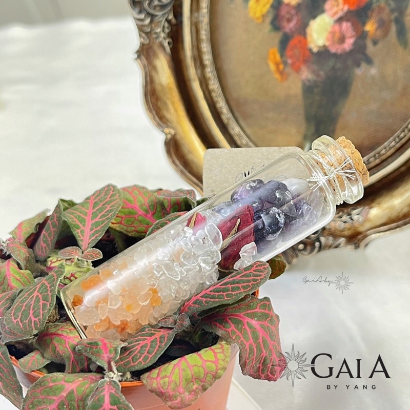 Lọ Sạc Năng Lượng Đá Thạch Anh Tím - Gaia By Yang