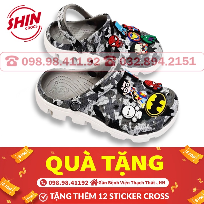 dép crossFREESHIPdép cross vảy sơn quai ngang 2 màu bán chạy 2022 tặng thêm 12 sticker cross