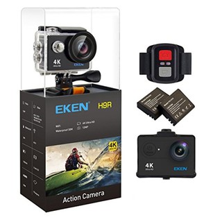 camera hành trình chống nước 4k ultra WIFI H9 tặng kèm pin chính hãng eken