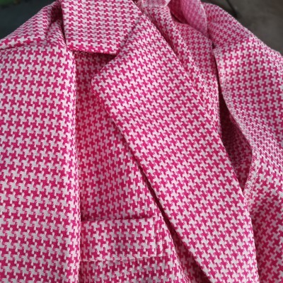 Ảnh thật 3 hình cuối-HC540.Áo blazer Tweed mùa xuân màu hồng sang chảnh | BigBuy360 - bigbuy360.vn