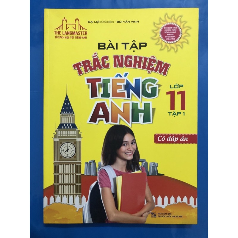 Sách - Bài tập trắc nghiệm tiếng anh lớp 11 (Combo 2 tập)