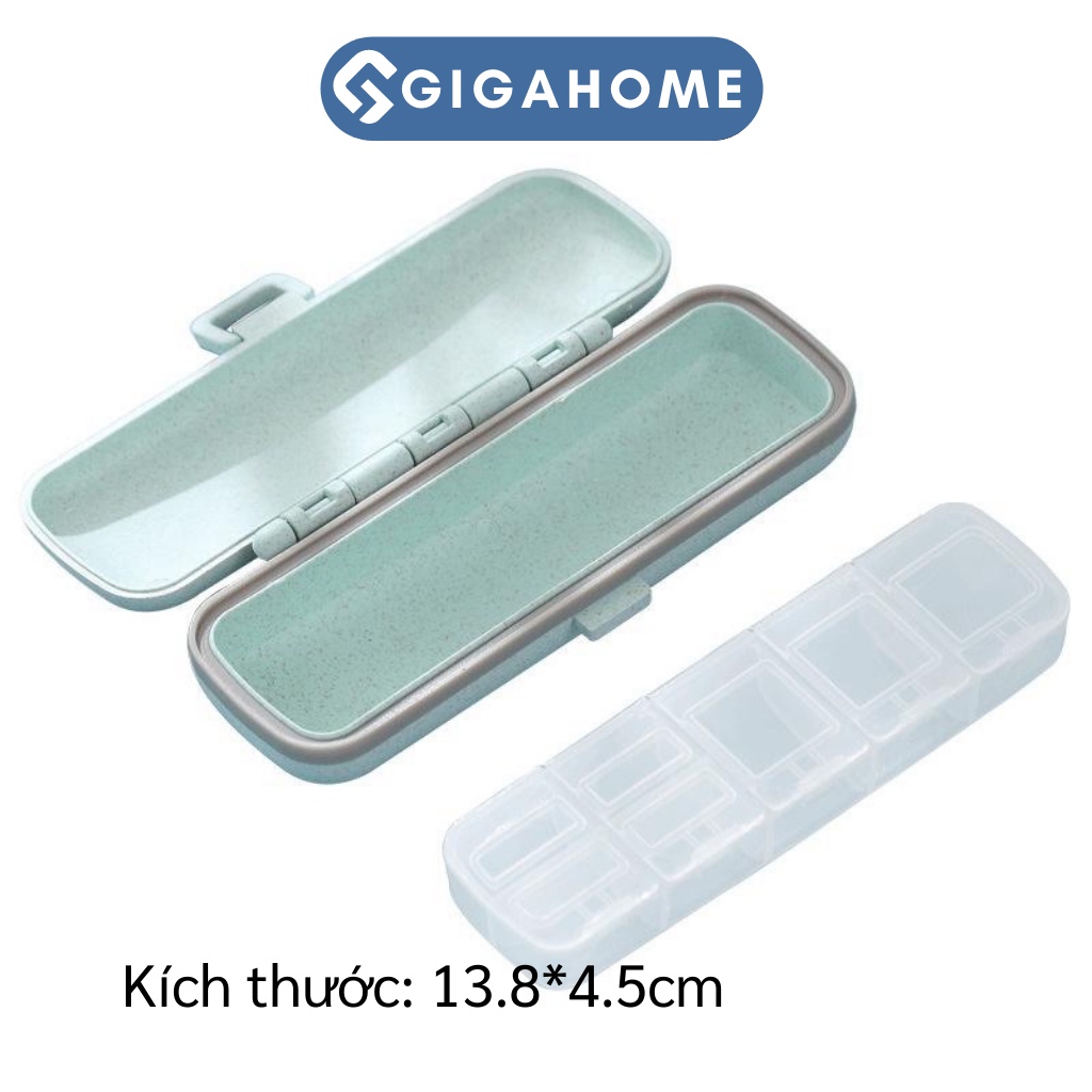 Hộp Đựng Thuốc Chia 7 Ngăn GIGAHOME Bảo Quản Chống Ẩm, Dễ Dàng Đem Theo 8853