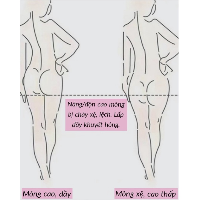 Quần độn mông nữ giúp độn mông và hông, cạp cao nịt bụng thon gọn. Quần nâng mông và hông thoáng khí. Có che tên sản pẩm