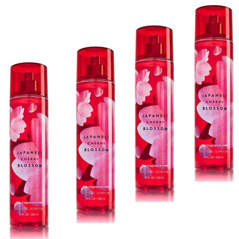 👑 Xịt Thơm Toàn Thân Bath And Body Works Body Mist Cherry Blossom (10ml) | Thế Giới Skin Care