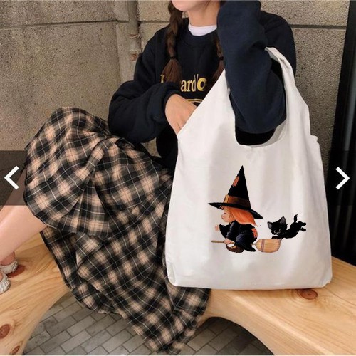 TÚI TOTE BẦU HALLOWEEN ĐÁNG YÊU