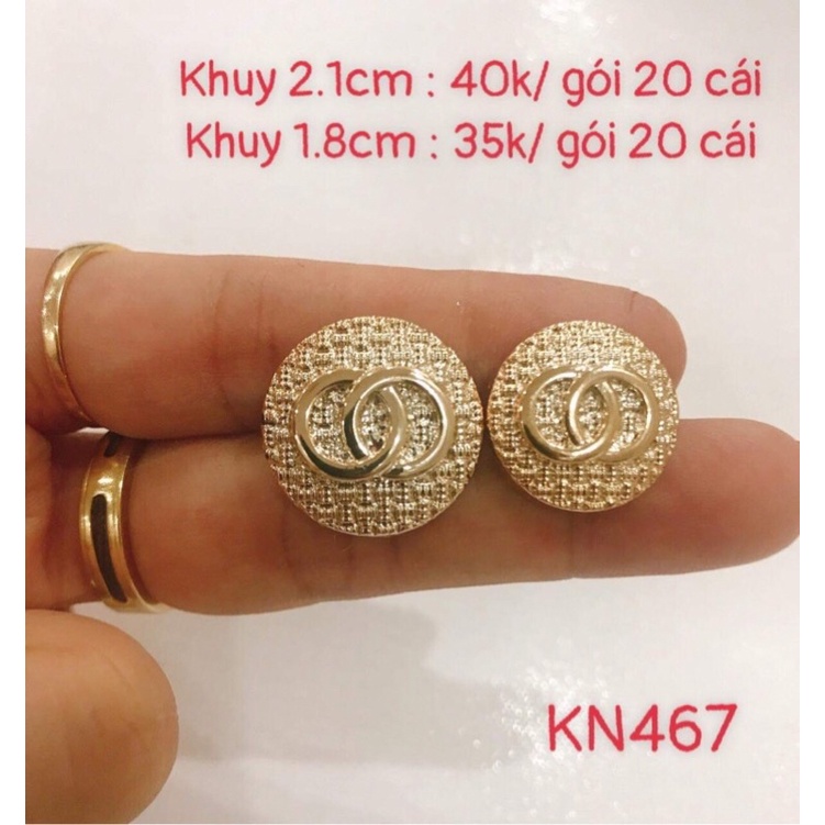 Khuy vest - mã KN467 - gói 20 cái