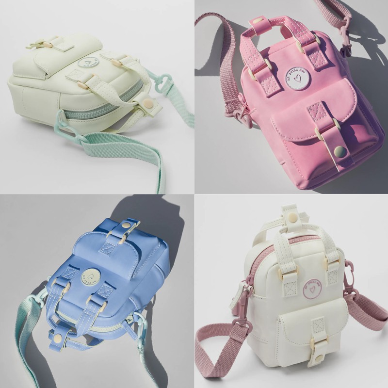 Túi đổi màu khi ra nắng màu hồng, màu xanh, túi đeo chéo cho mẹ và bé siêu hot
