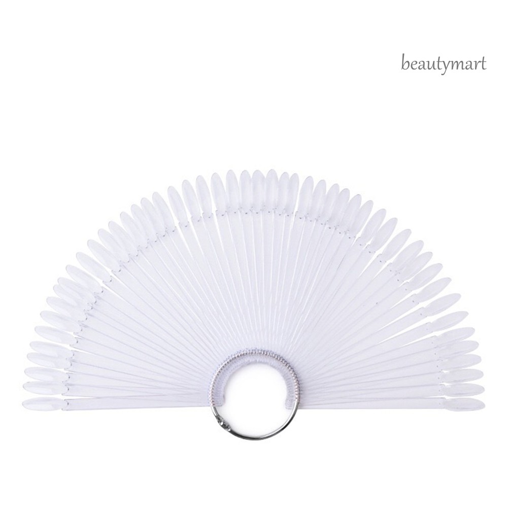 [Hàng mới về] Bộ 50 đầu móng giả tập sơn màu trang trí nghệ thuật