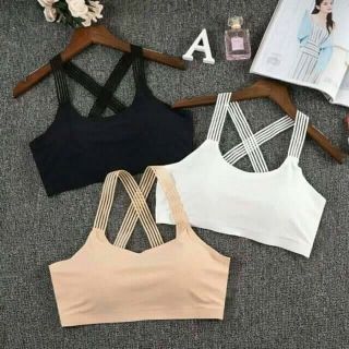 Áo bra su thông hơi đan dây chéo