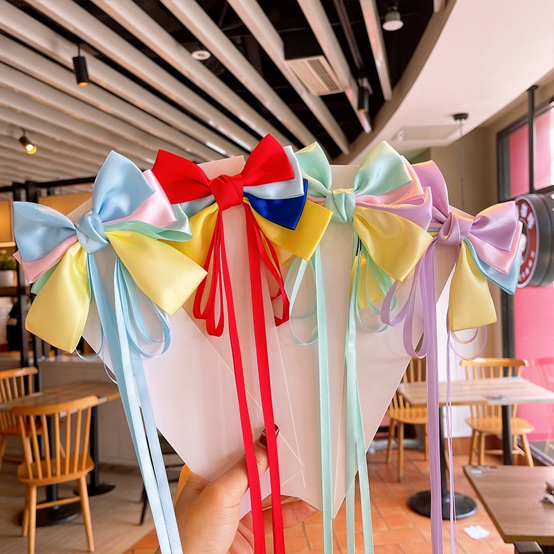 Kẹp Tóc Hình Nơ Hoạt Hình Dễ Thương Cho Bé Gái