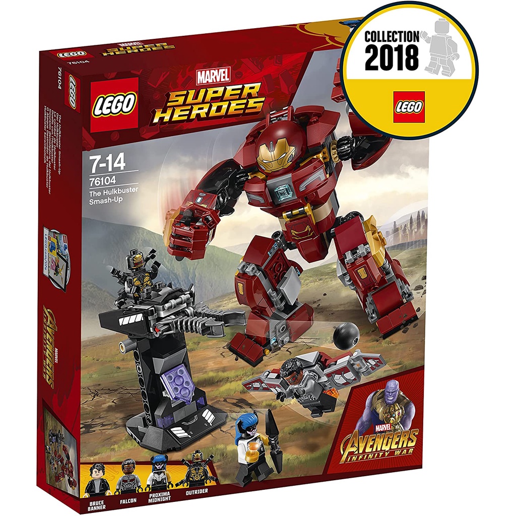 Lego 76104 The Hulkbuster Smash-Up ( Hàng có sẵn )