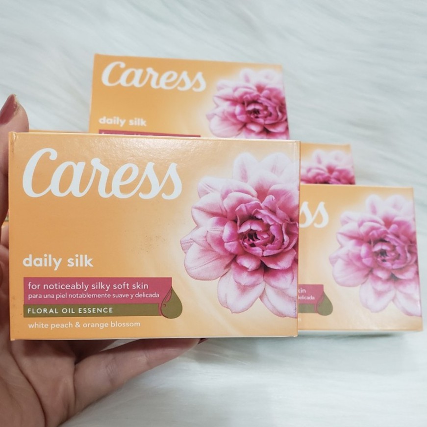 Xà Bông Cục Caress Daily Silk Floral Oil Essence 106g CAO CẤP SỐ 1 TẠI MỸ