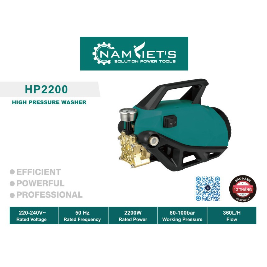 Máy rửa xe Nam Việt HP 2200