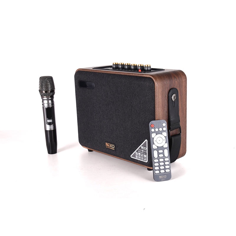 Loa karaoke xách tay Neko NK01, kèm 01 mic không dây, công suất 40W