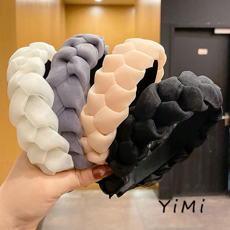 Băng Đô Cài Tóc Dạng Lưới Thắt Bím Phong Cách Cổ Điển Cho Nữ