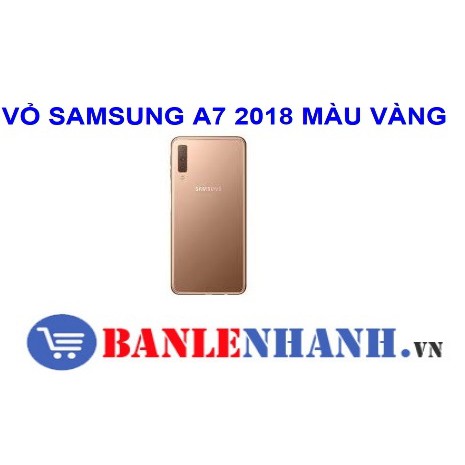VỎ LIỀN SƯỜN SAMSUNG A7 2018 MÀU VÀNG