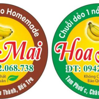 Tem decal dán cho sản phẩm handmade