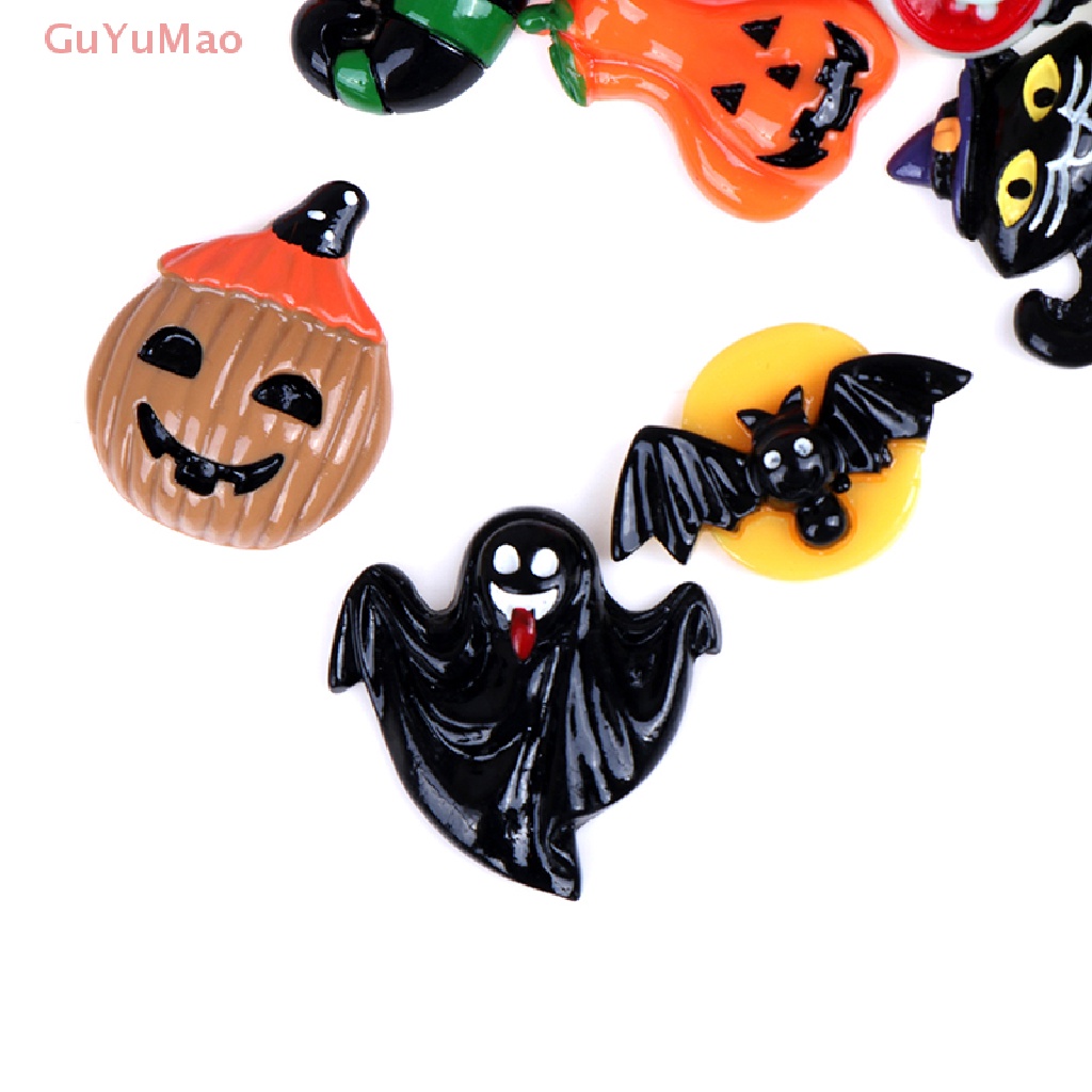 Bộ 10 Quả Bí Ngô Ma Cà Rồng Bằng Nhựa Dùng Trang Trí Halloween