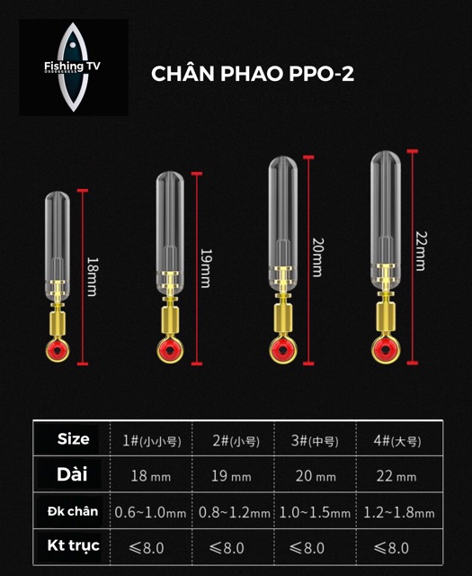 Chân cắm phao silicon cao cấp PPO-2 chính hãng