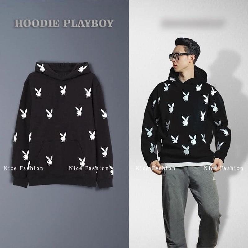 Áo hoodie nỉ cottong thỏ in kín HARIQUEEN