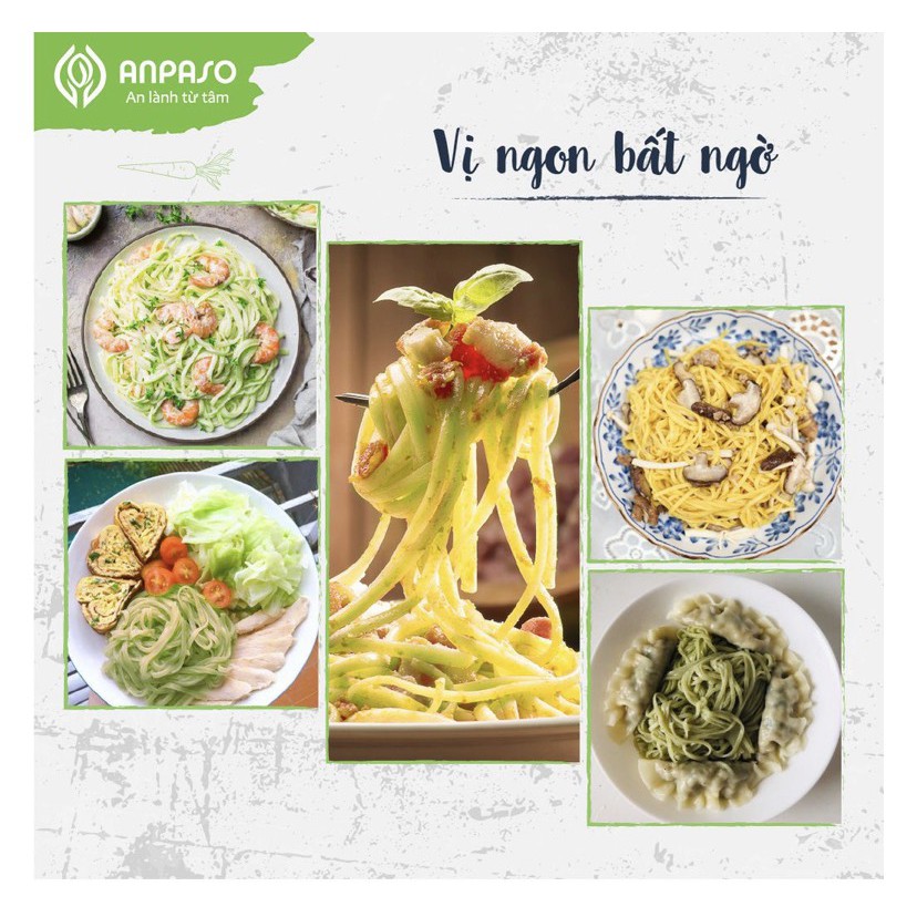 Mì sâm cát Organic Anpaso ăn chay giảm cân 300g