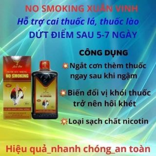 thuốc cai thuốc lá thuốc lào NO SMOKING