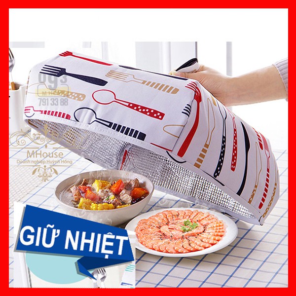 Combo 2 Lồng Bàn Đậy Thực Phẩm Ngăn Bụi