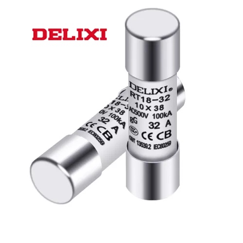 Cầu chì DELIXI RT14 RT18 2A/4A/6A/10A/16A/20A/32A 10x38mm