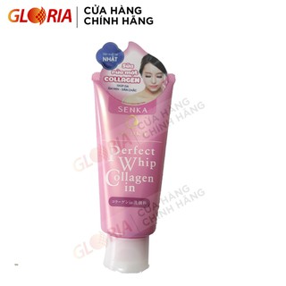 Sữa rửa mặt tạo bọt bổ sung Collagen Senka Perfect Whip Collagen In 120g