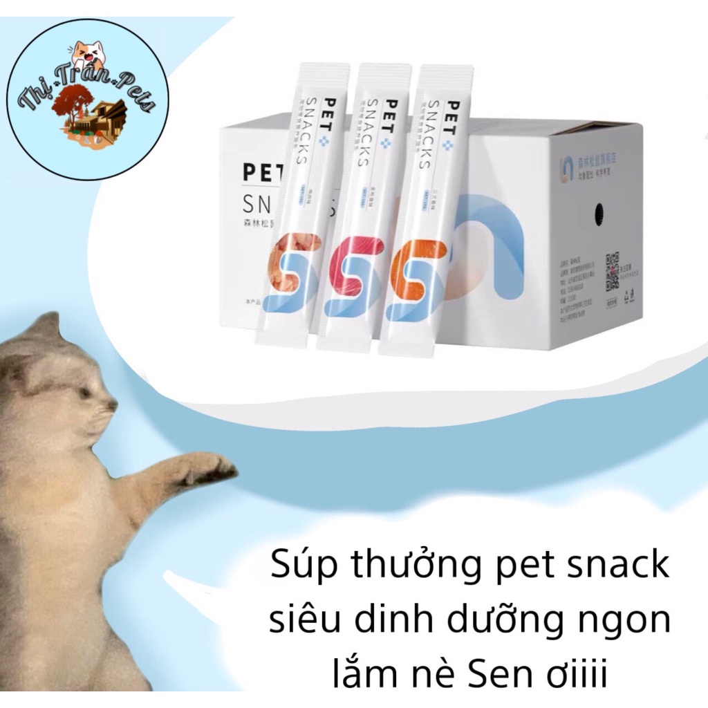 Súp thưởng cho mèo Pet Snack - cung cấp dinh dưỡng