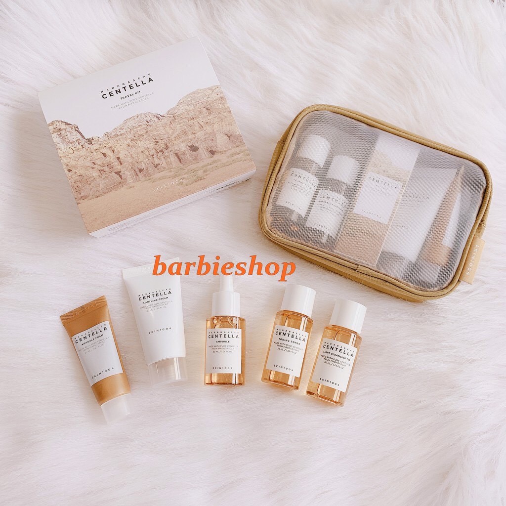 Set Dưỡng Sáng Da Mini 7DAY Glutathione + Skin1004 Madagascar Centella Travel Kit 30ml x 5 món