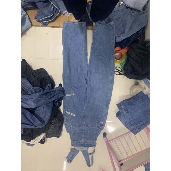 quần bò , yếm bò