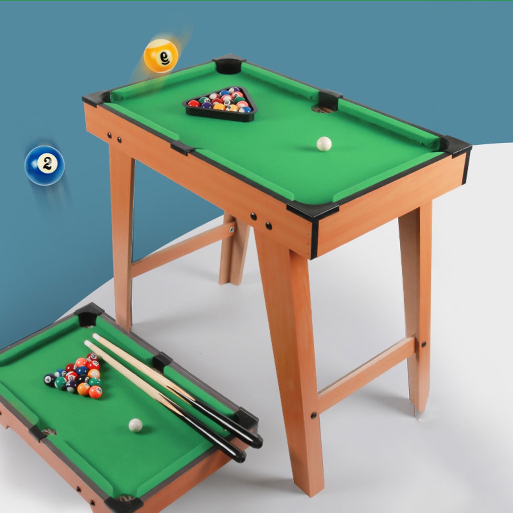 Bàn Bida mini Bi a Billiards mini Bida pool Làm bằng gỗ cao cấp bảo hành 6 tháng kích thước: 69x37x60 cm