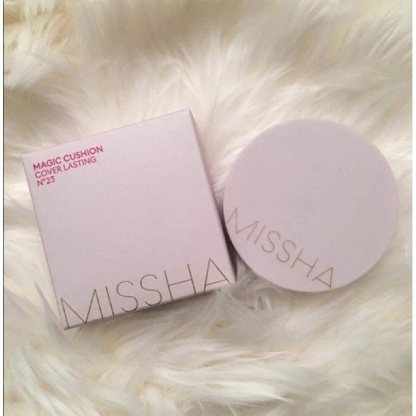 Phấn Nước Missha Magic Cushion Cover Lasting 15g Màu Hồng