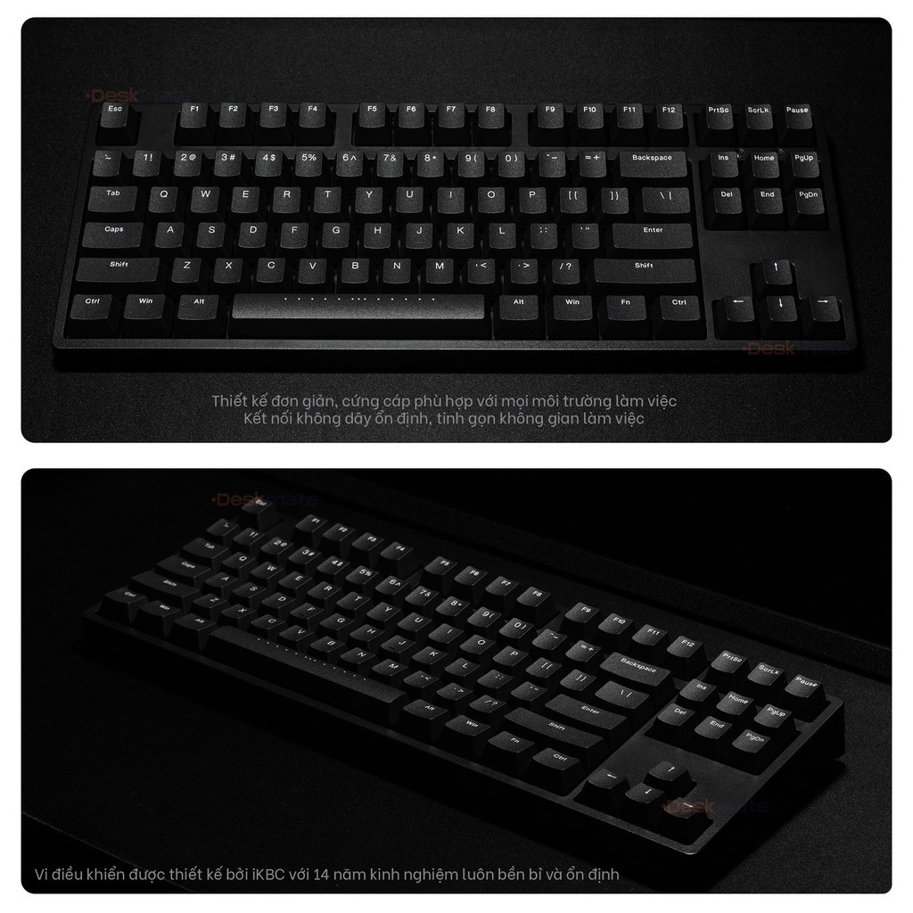 ▦◇Bàn phím cơ không dây iKBC W210/200 Office Bluetooth 5.0 | Wireless 2.4G - Cherry MX Hàng có sẵn