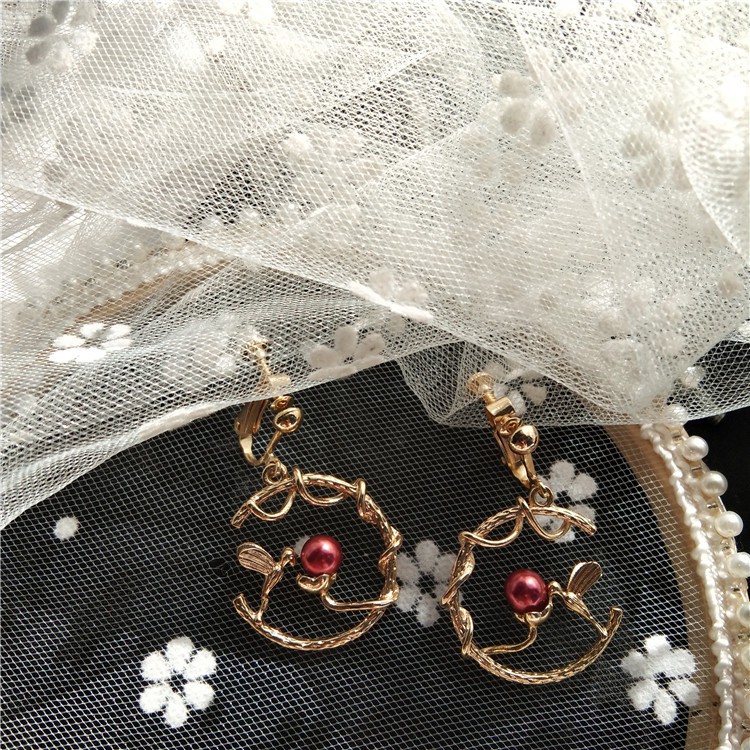 Khuyên tai kẹp không bấm lỗ K031