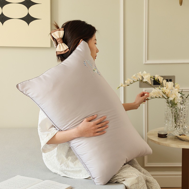 Gối Đầu , Ruột Gối Cao Cấp Lưu Hương Thơm Hoa Quả 48X74 Cm