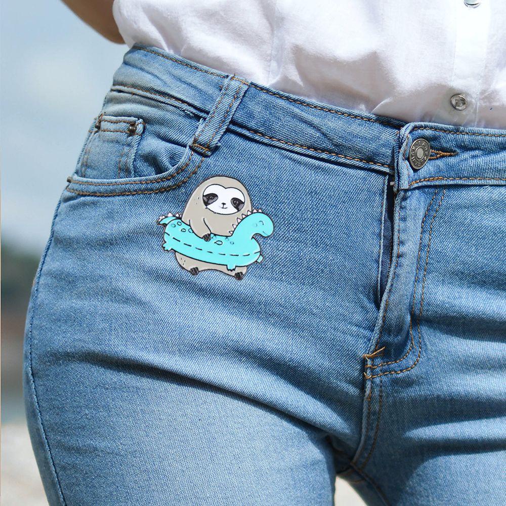 Huy Hiệu Cài Áo Hình Động Vật Hoạt Hình Đáng Yêu