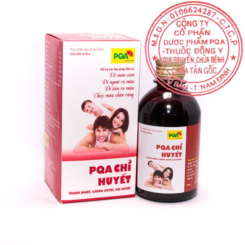 Siro PQA Chỉ Huyết- chảy máu cam, chai 250ml