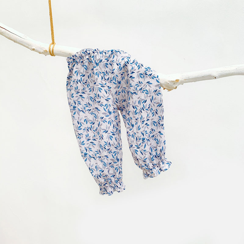 BEAR LEADER Quần Dài Chống Muỗi Bằng Cotton Lanh Mỏng Thời Trang Mùa Hè Mới Dành Cho Trẻ Em 1-4 Tuổi