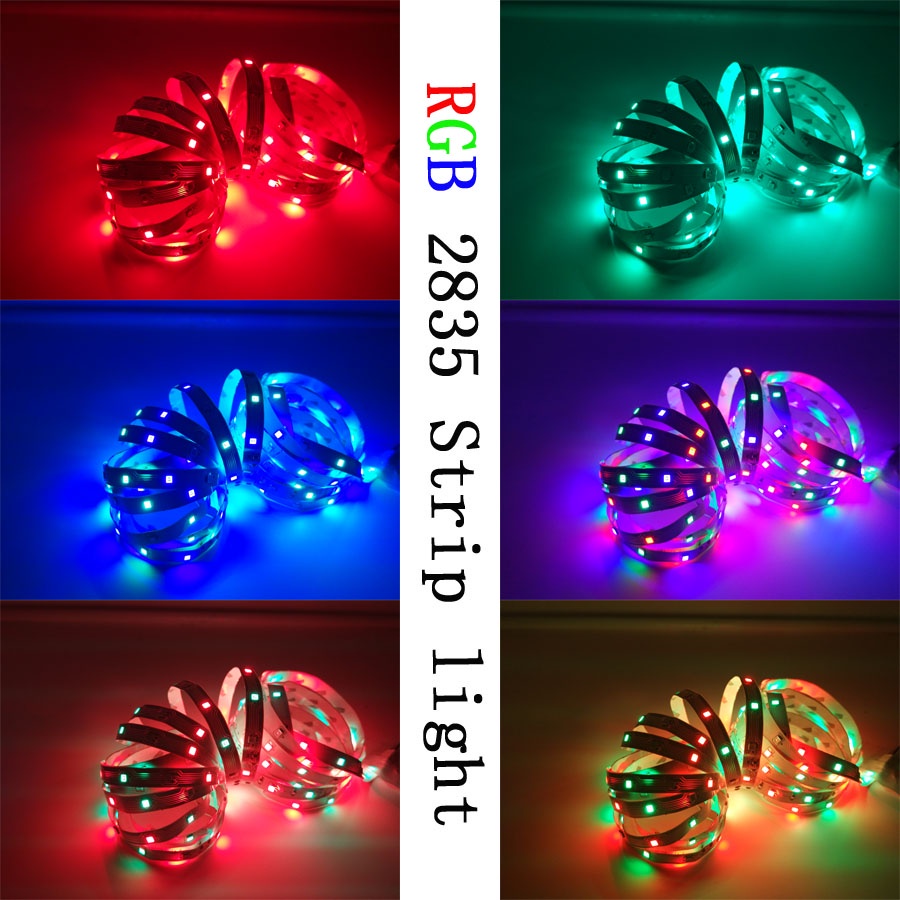Dây Đèn LED RGB 2835 Bluetooth 5V 1-10M Trang Trí Nhà Ở