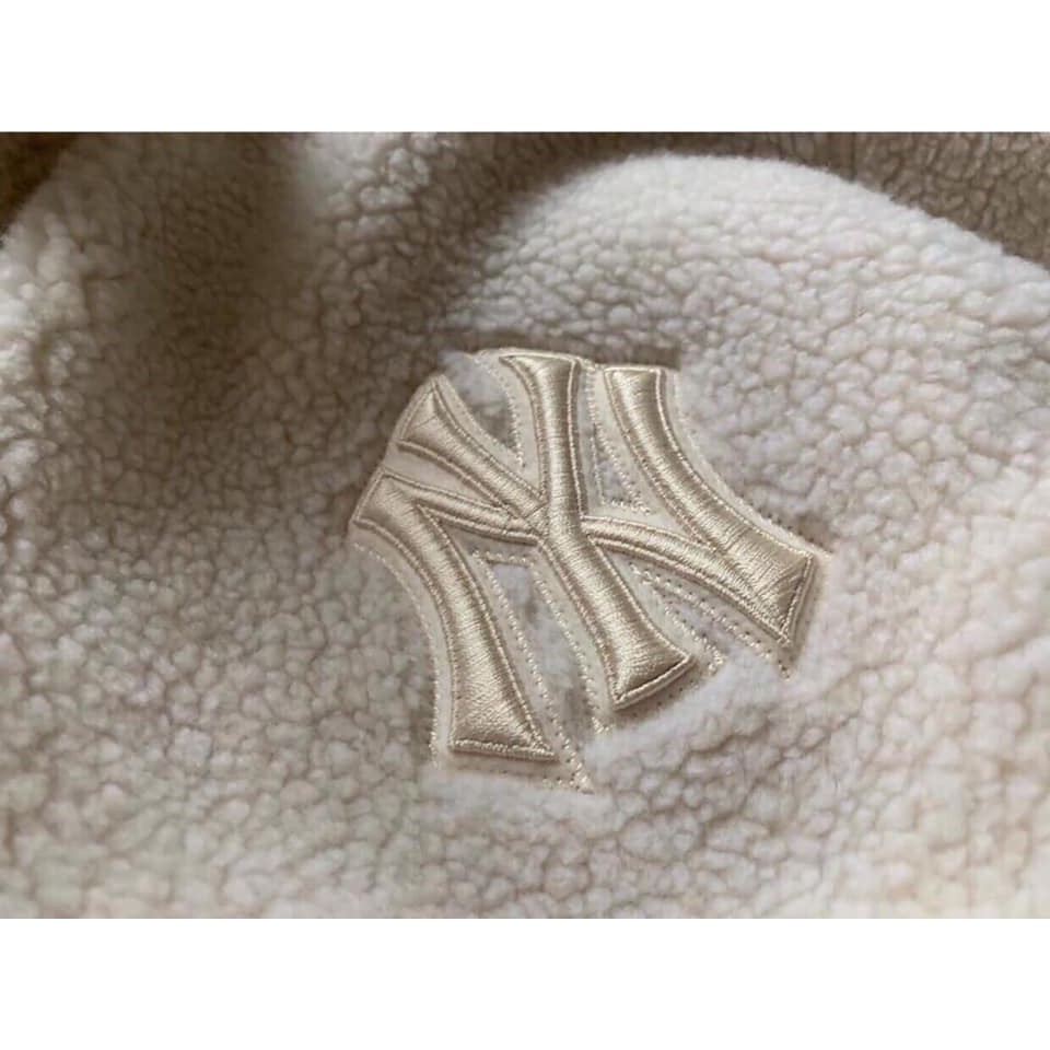 Áo lông khoá NY cổ bẻ