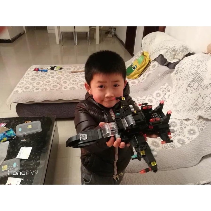 Đồ chơi lego xe cảnh sát đặc nhiệm SWAT 8 IN 3 -820 mảnh ghép ráp được 8 mô hình 3 cách chơi