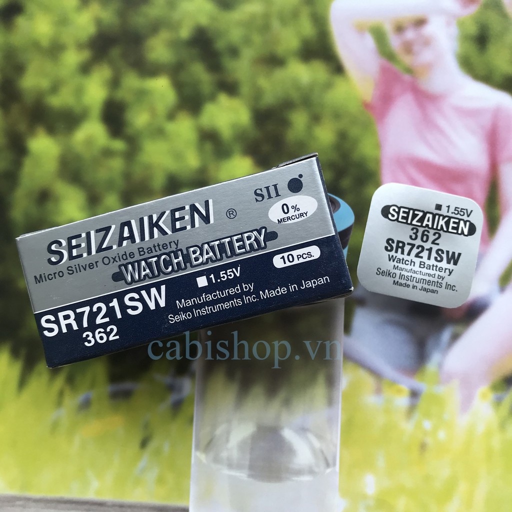 Pin Seizaiken 721 - SR721SW - SR721 - 362 - AG11 Của Hãng Seiko - Pin Đồng Hồ Đeo Tay Chính Hãng