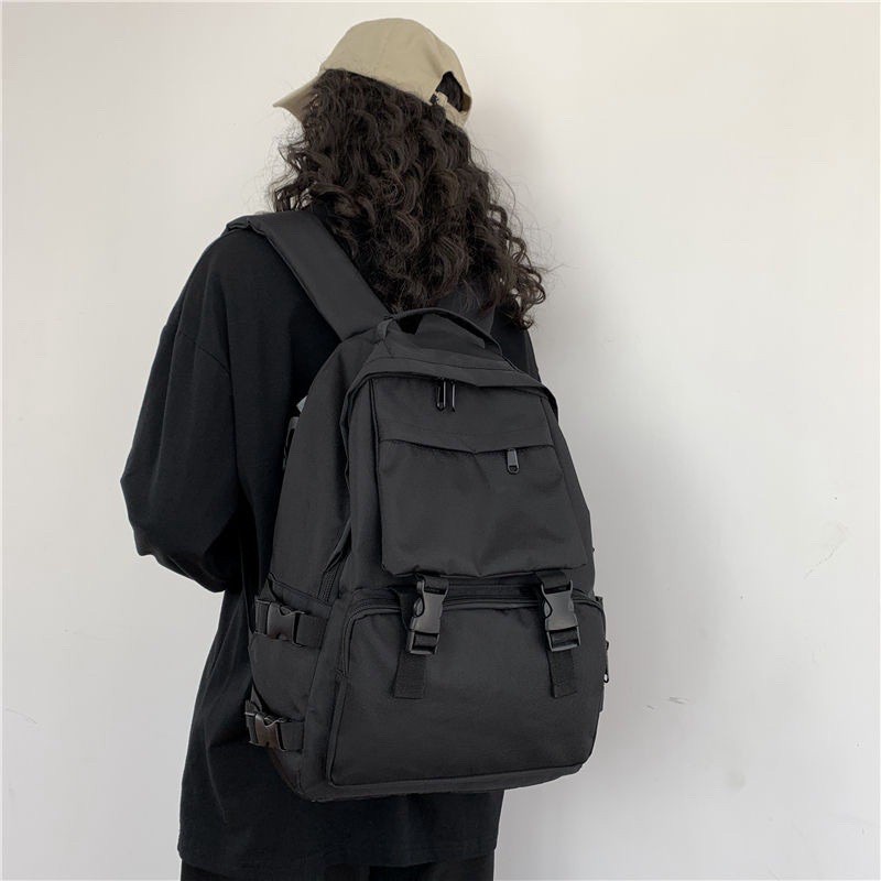 Balo Ulzzang đi học, balo nam nữ, FREESHIP, có nhiều ngăn đựng đồ, đi học, đựng laptop