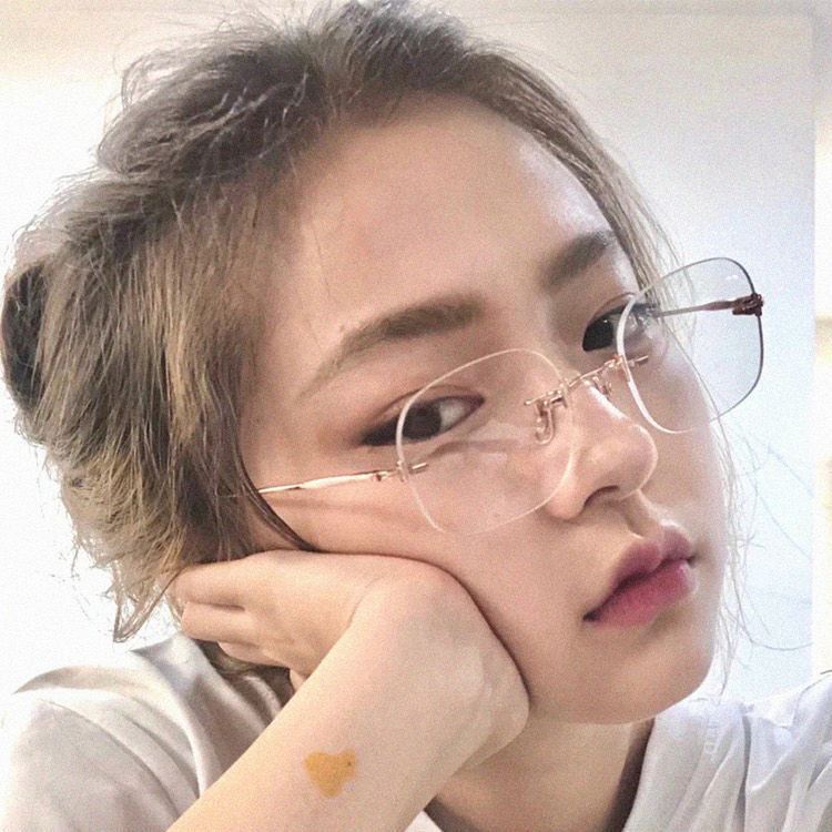 Mắt Kính Phẳng Không Gọng Phong Cách Hàn Quốc Dành Cho Nam Và Nữ