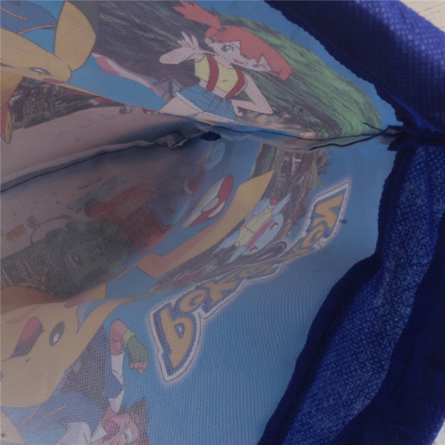 Balo Dây Rút Vải Không Dệt Hình Pikachu Pokemon Cho Trẻ Em