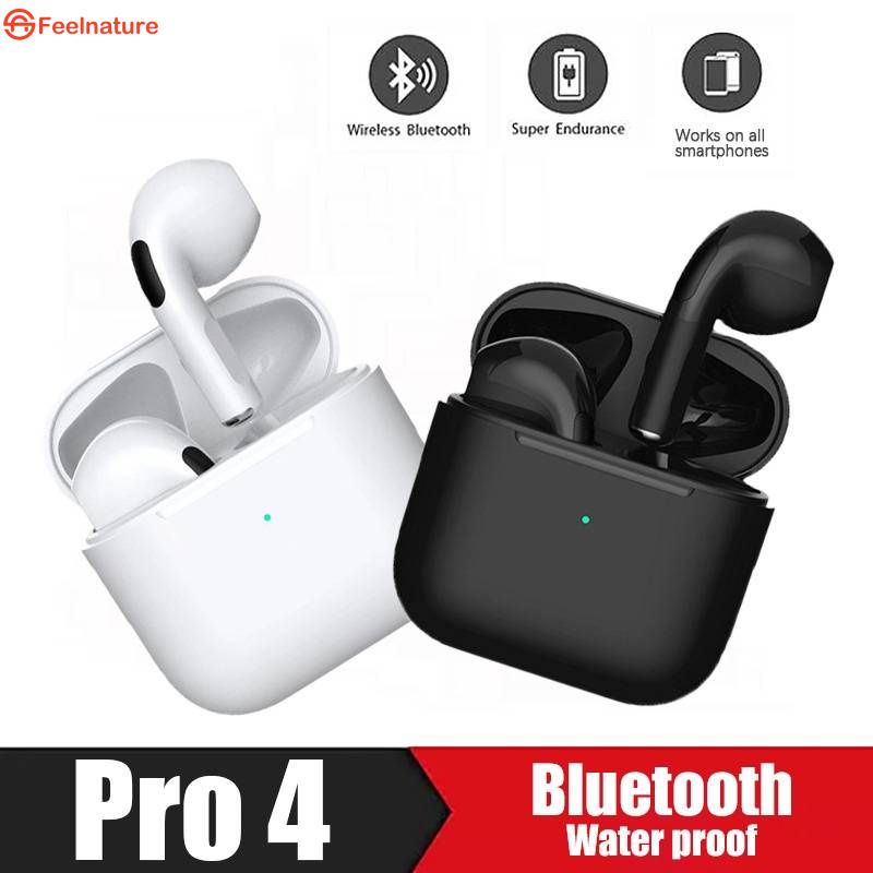 New inponds Pro 4 TWS Không Dây Earbuds Pro4 Bluetooth Tai Nghe Chơi Game Tai Nghe Đối với Xiaomi Apple iPhone Earbuds CẢM THẤY