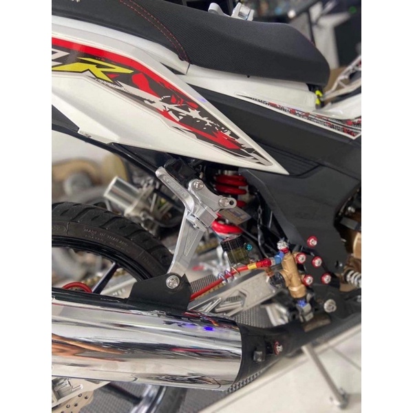 Pass gác chân vs pass pô malay gắn cho winner/sonic/ satria/raider